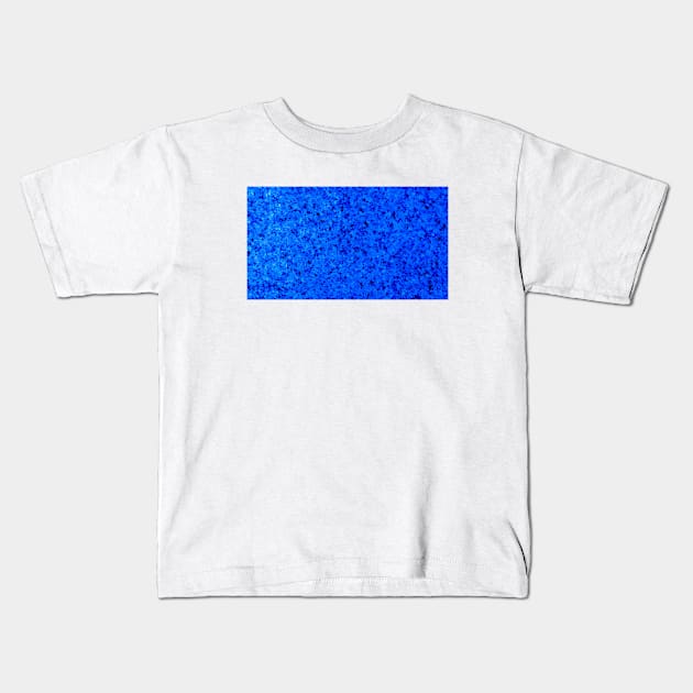 Blue Marble Texture Kids T-Shirt by MarbleTextures